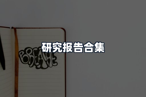 研究报告合集